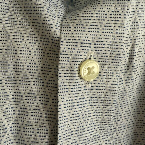 TED BAKER | Endurance Blue and White Slim Fit Button Down Shirt | Size - Picture 2 of 7